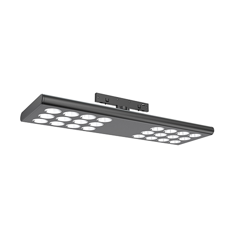24 bead ultra-thin track spotlight-Black