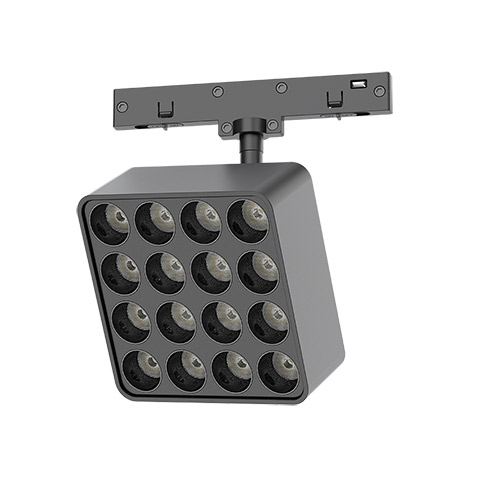 Square grille folding light 16W
